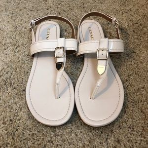 Coach Sandals - Light Pink/Nude - Size: 9.5